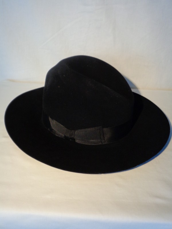 Zwarte hoed Herbert Johnson